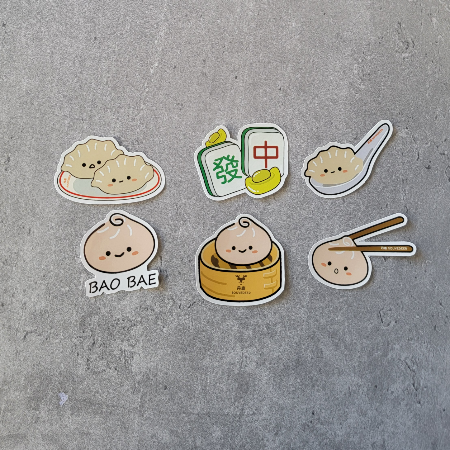 SouveDeer丹鹿 Six Stickerpack