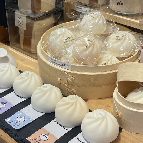 小籠包造型大豆蠟燭 (無蒸籠)