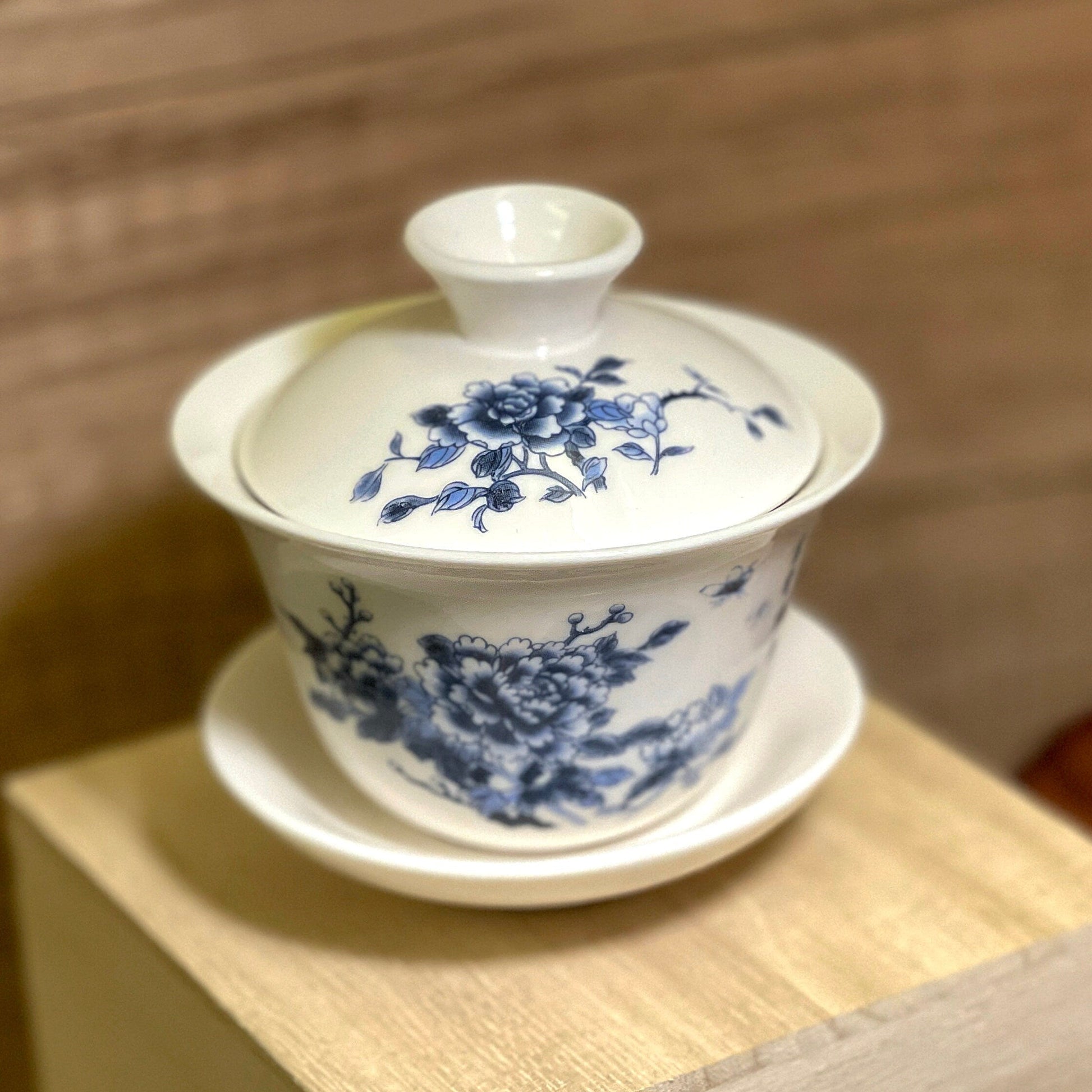 Scented Soy Candle in Chinese Ceramic Teacup