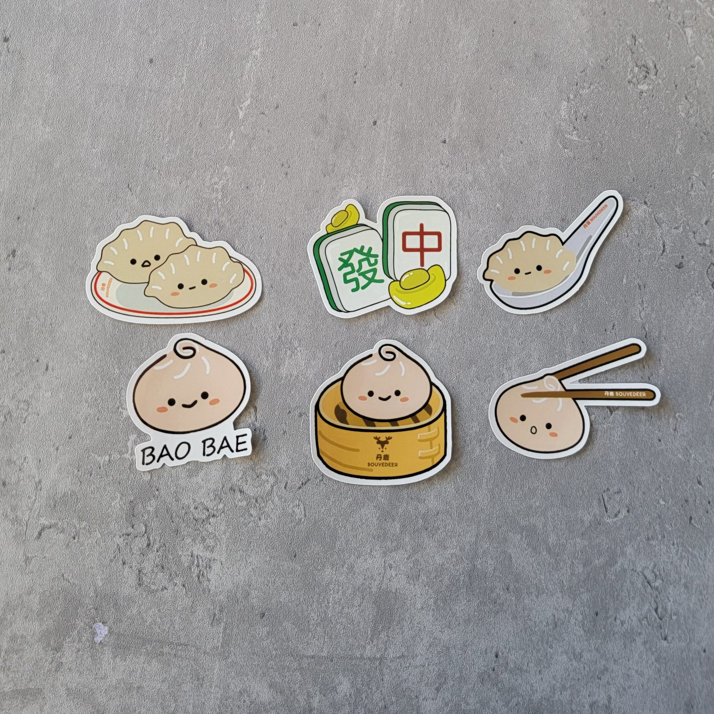 Xiao Long Bao + Gyoza / 6 Stickerpack